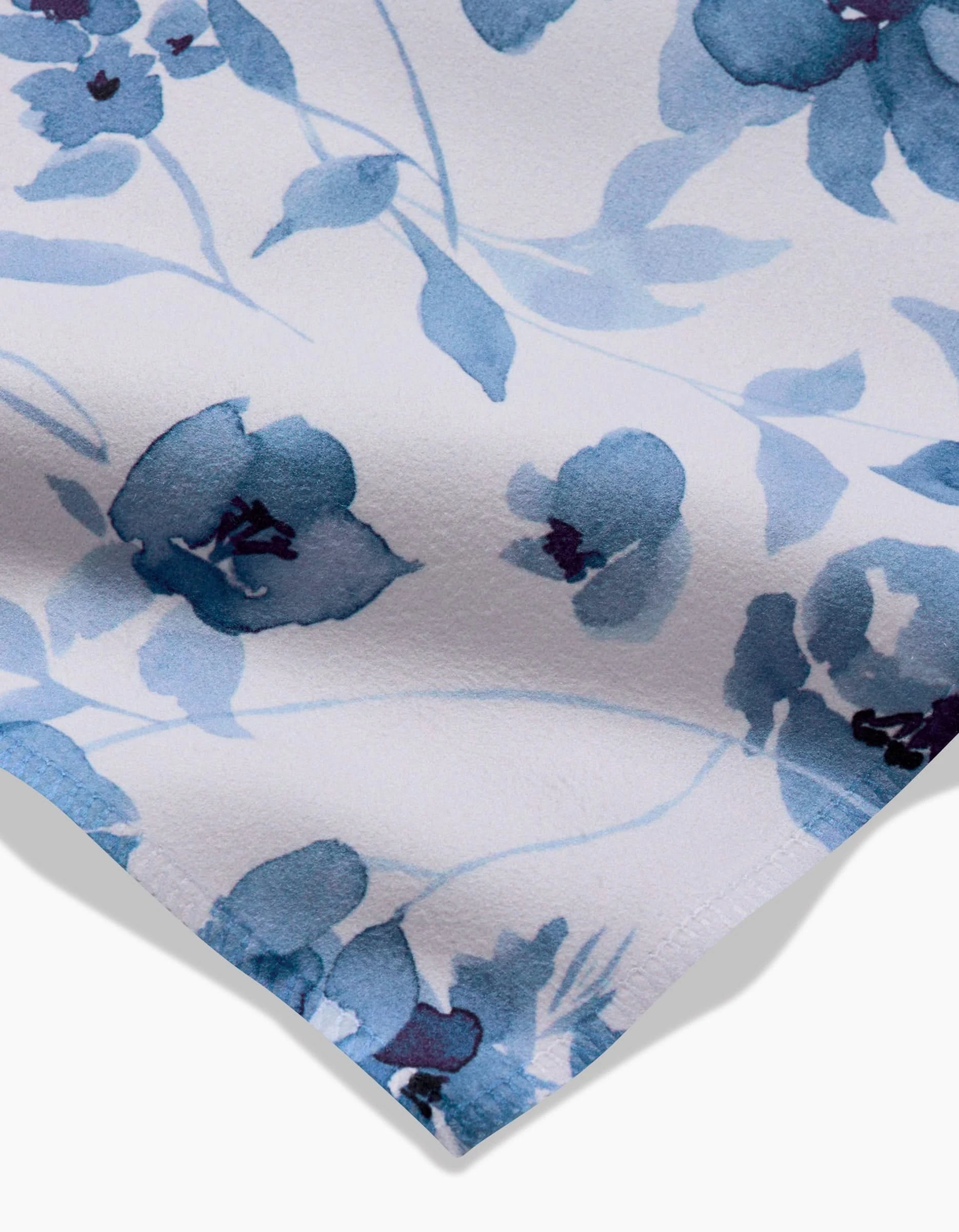 Blue Floral Dinner Napkin Set