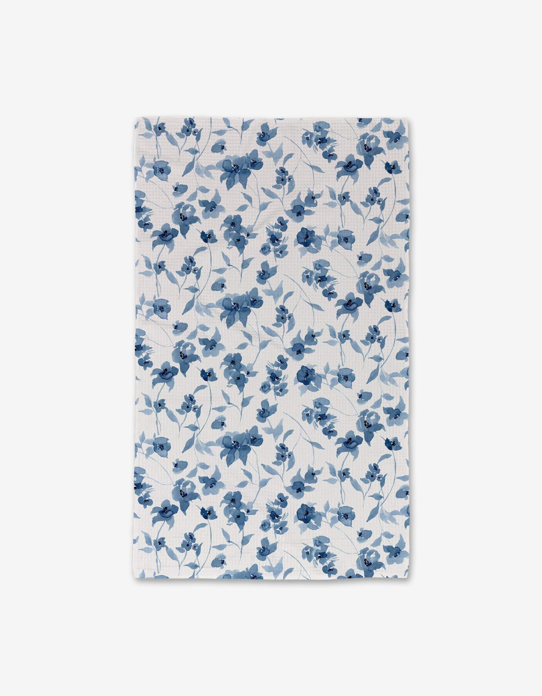 Blue Floral Luxe Hand Towel