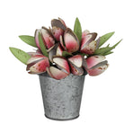 Pot with Tulips, Aluminum