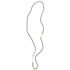 Quay Beaded Necklace, Black - Set of 2.  29” Length