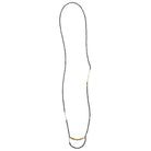 Quay Beaded Necklace, Black - Set of 2.  29” Length