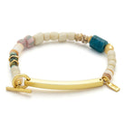 Hidden Message Bracelet - F♥cking Great/Blue Apatite/Gold