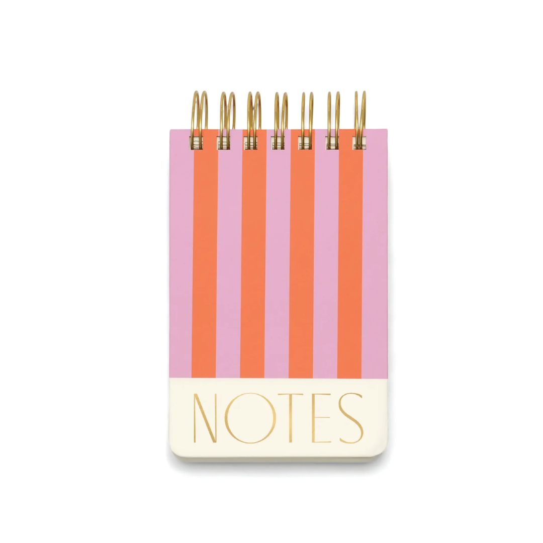 Twin Wire Chunky Notepad - Stripes
