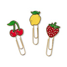 Set of 3 Paperclips - Fruit