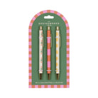 A Dopo Set Of 3 Pens - Flower, Stripe, Lemon