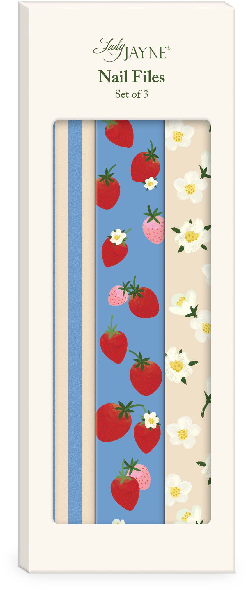 Fruit + Fleur Strawberries Nail File Set