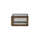 Brass & Glass Display Box w/ Scalloped Edges