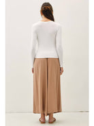 Linen Blend Cropped Palazzo Pants