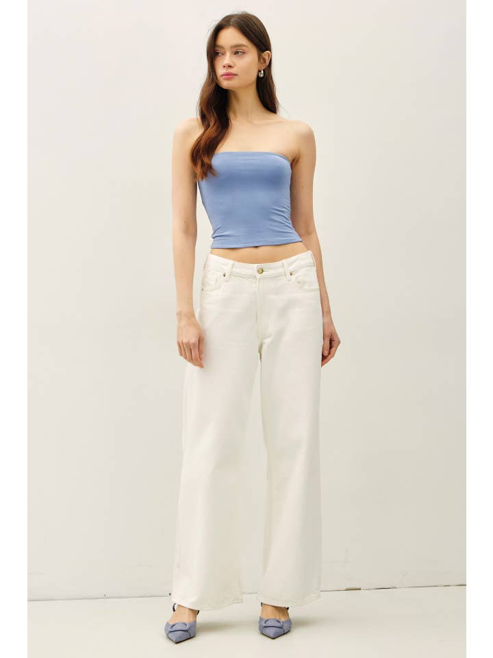 New Shade [Soft Core] Basic Bandeau Top