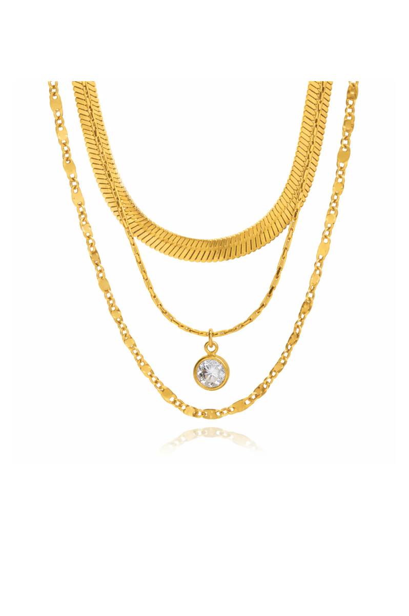 Roya Layered Chain Necklace