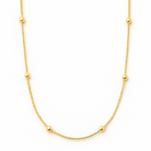 Rozlyn Beaded Ball Chain Necklace