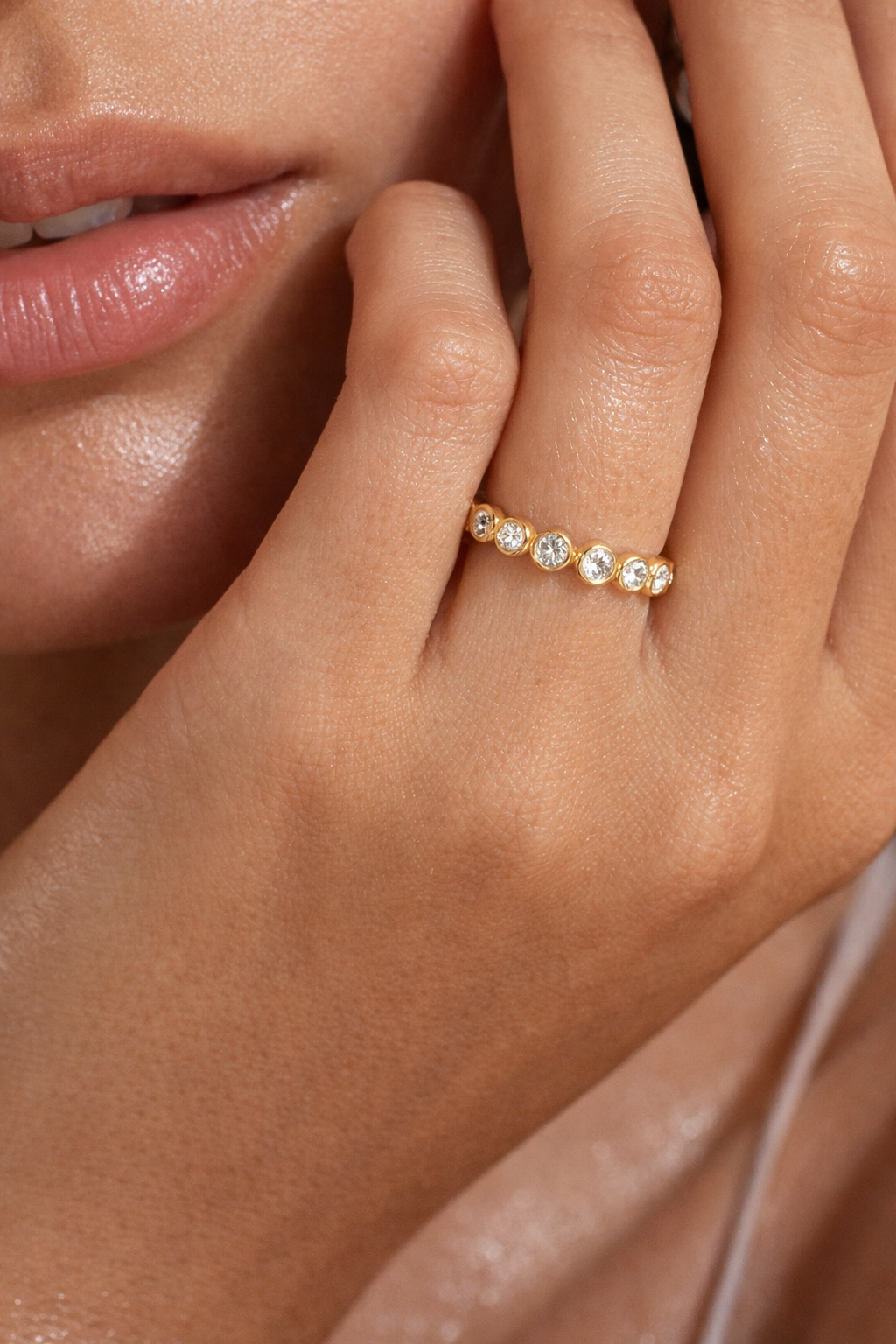 Maude Bezel Eternity Ring
