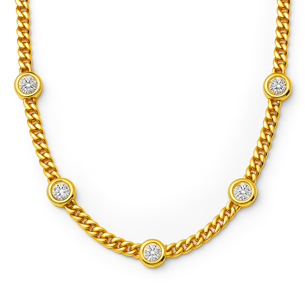 Ellery Bezel Chain Necklace