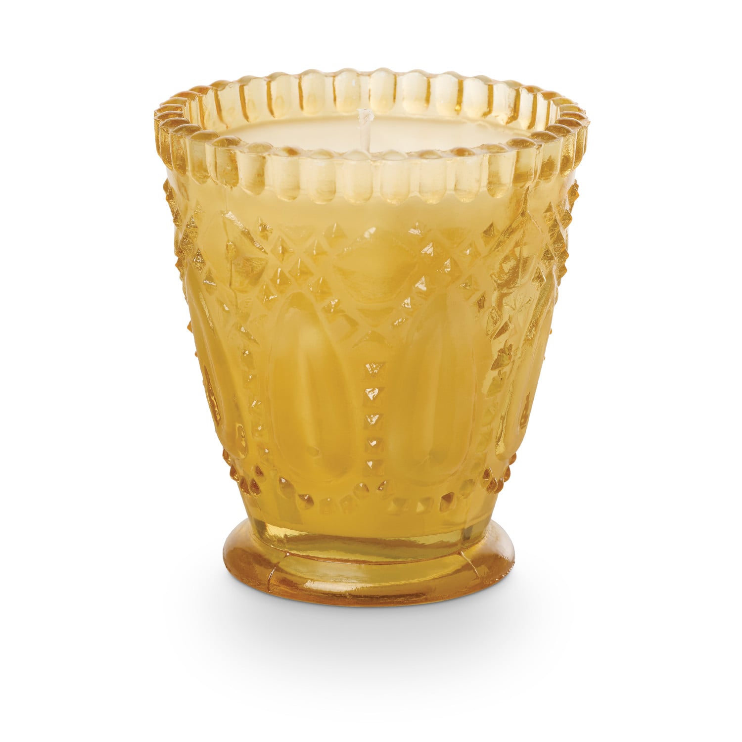 Golden Moonlight Tried & True Pressed Glass