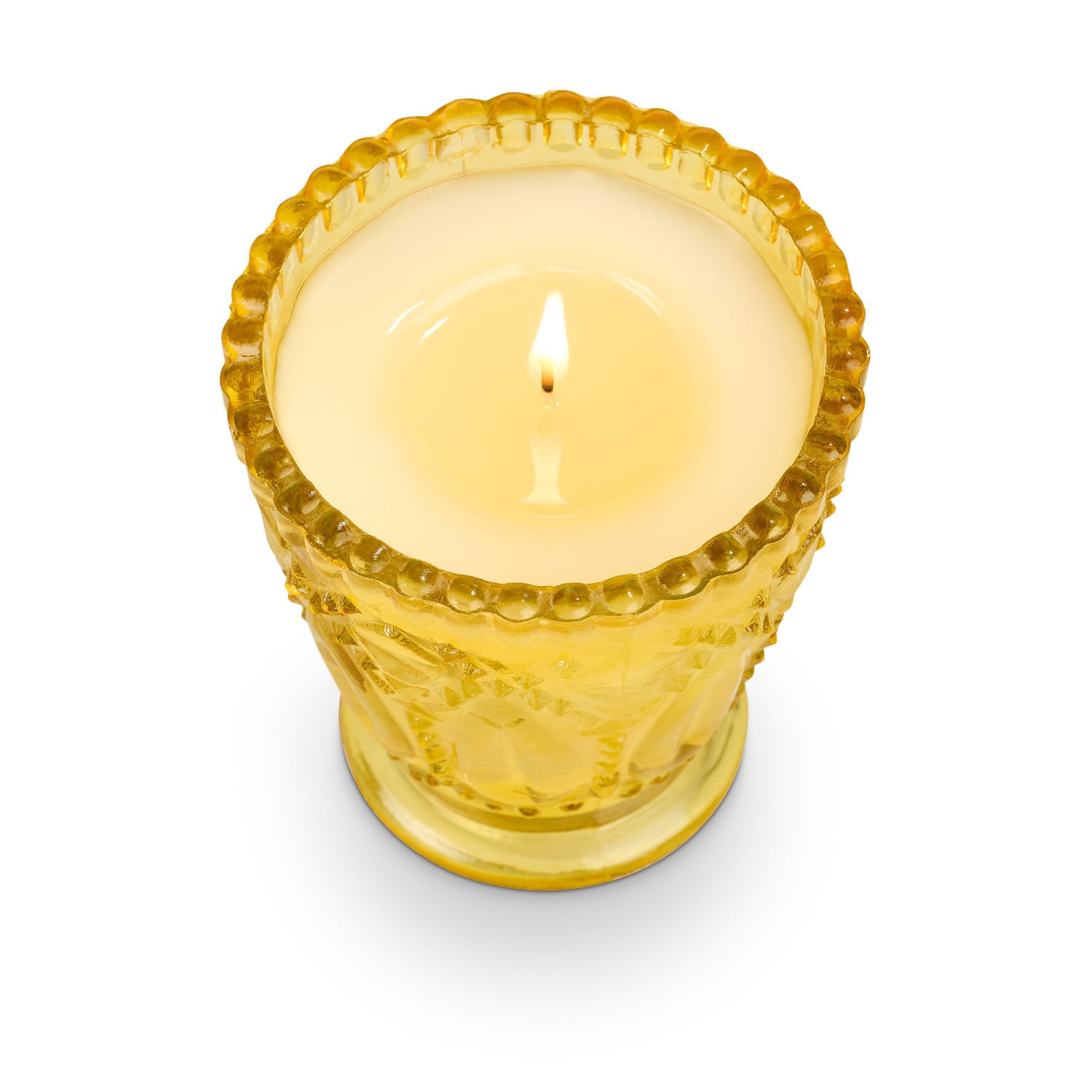 Golden Moonlight Tried & True Pressed Glass