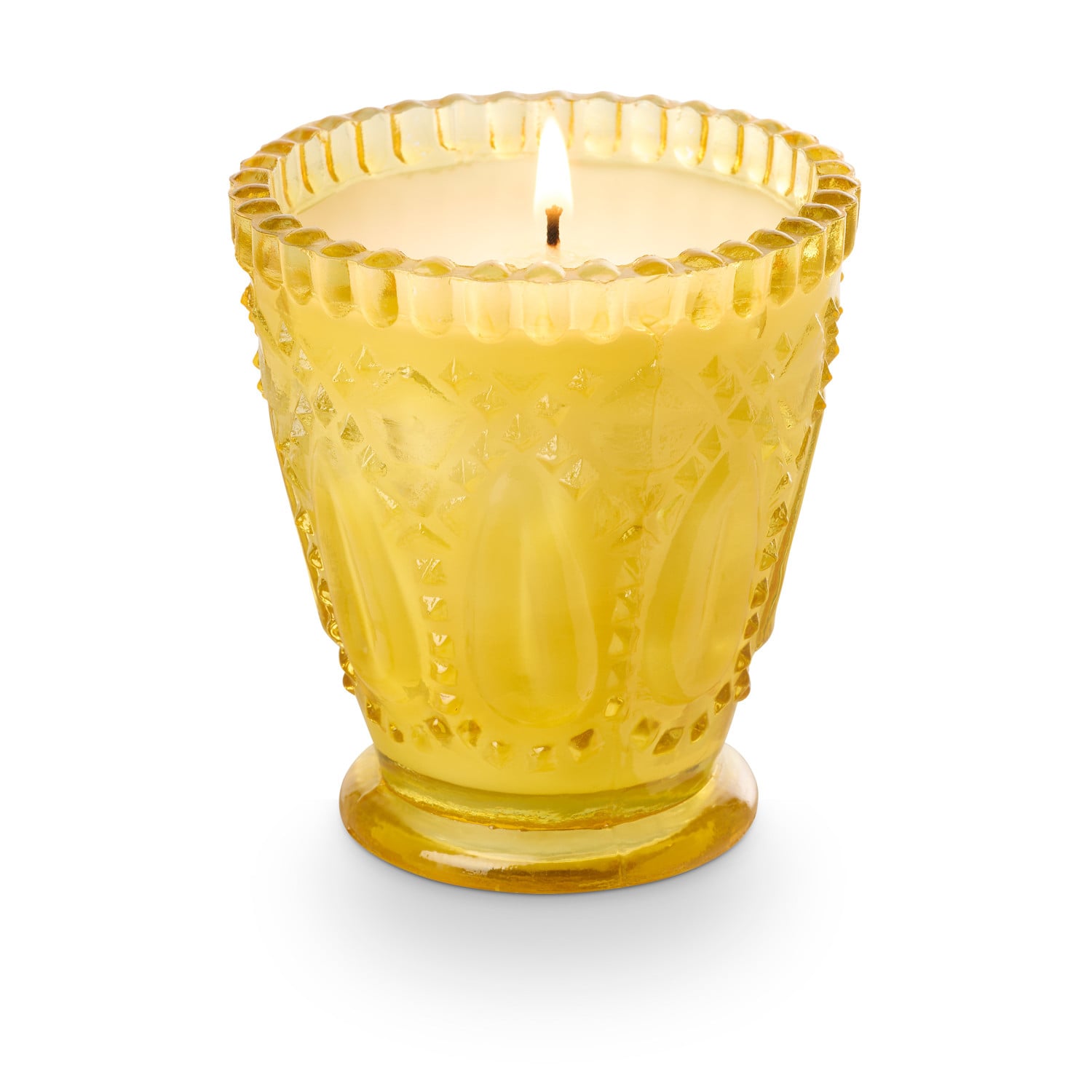 Golden Moonlight Tried & True Pressed Glass