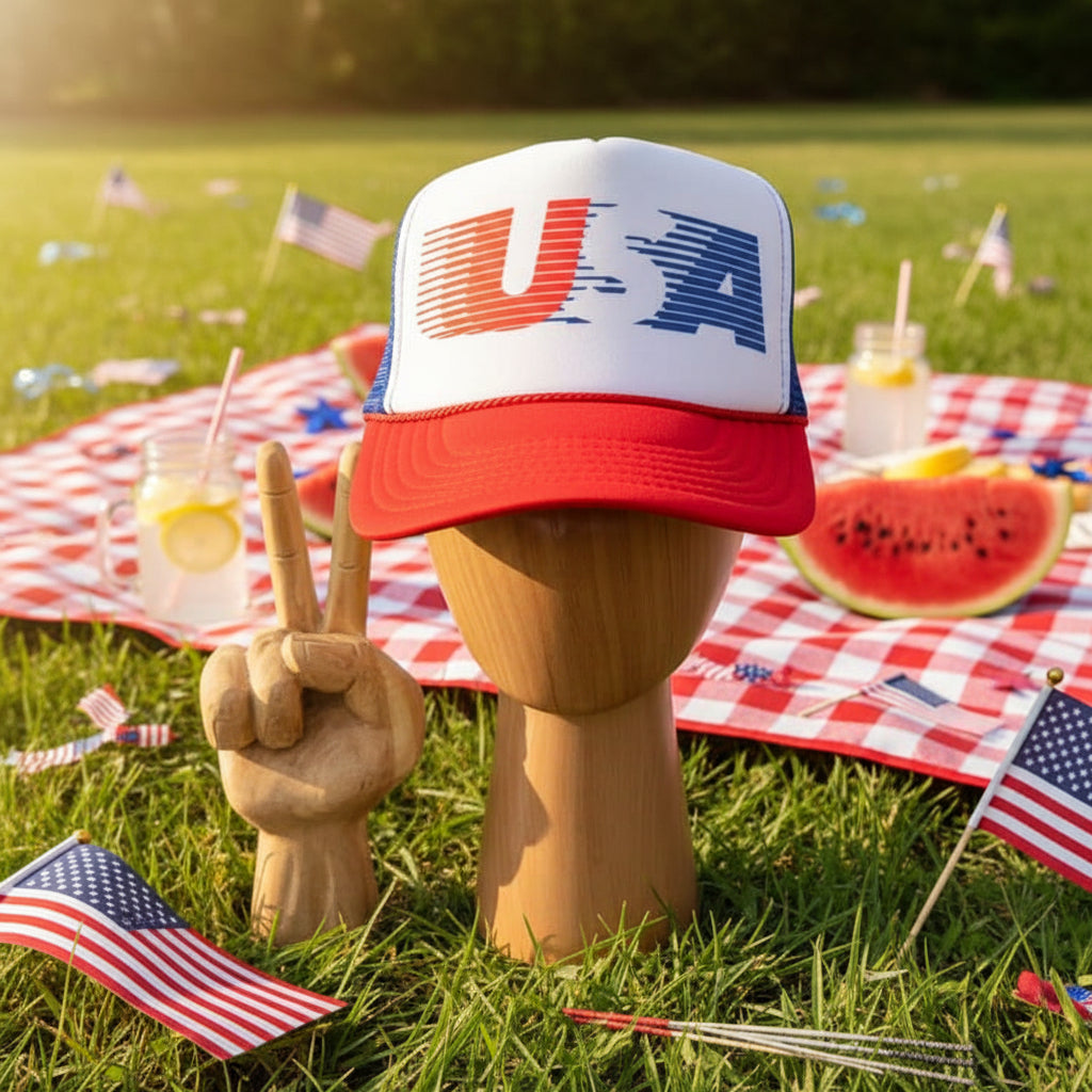 Retro USA Trucker