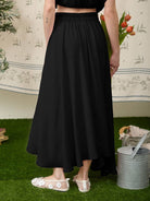 Box Pleated Midi Skirt