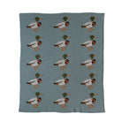 Cotton Knit Baby Blanket w/ Ducks, Multi Color ©