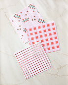 Quilt Tomato Harvest - Geometry Dishcloth Set