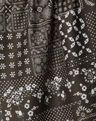 Blossoming Bandanna Brown Tea Towel | Geometry