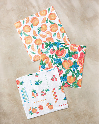 Sweet Pickings Dishcloth Set | Geometry