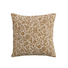 18" Square Cotton Printed Pillow with Kantha Stitch