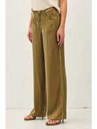 Air-Washed Loose Fit Wide Leg Pants