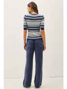Air-Washed Loose Fit Wide Leg Pants