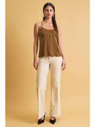 Air-Washed Strappy Cami Top