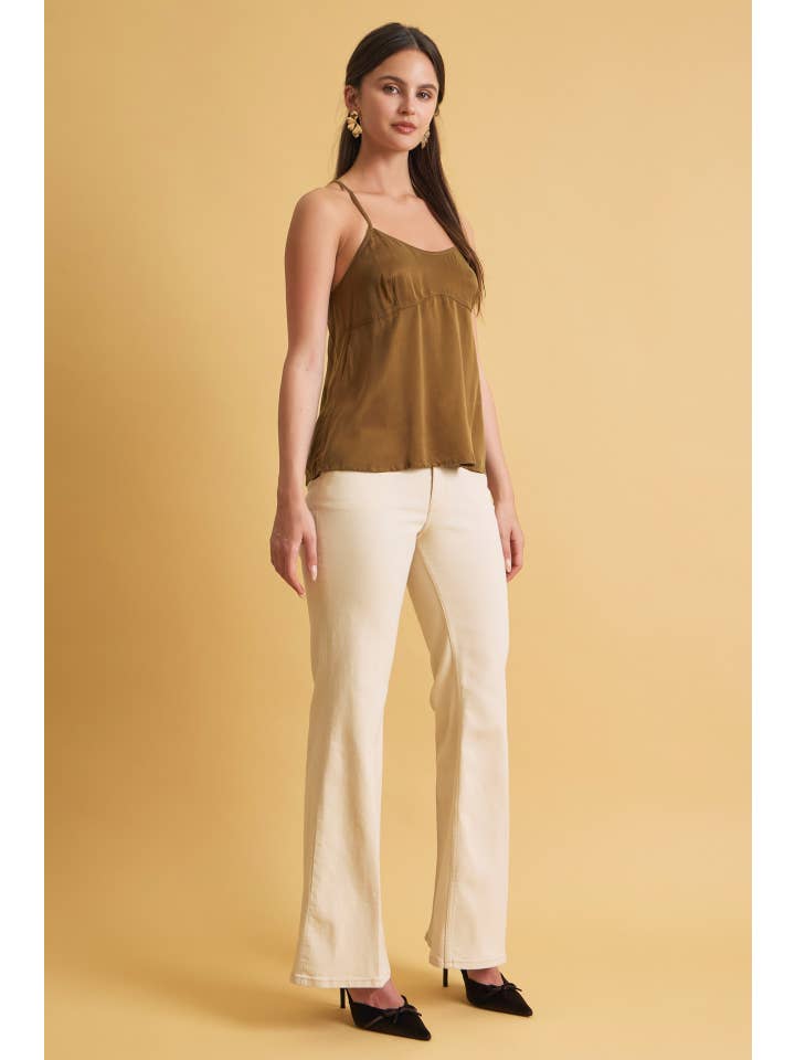 Air-Washed Strappy Cami Top