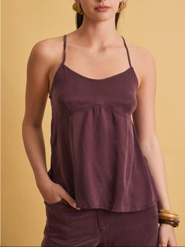 Air-Washed Strappy Cami Top