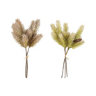 Faux Pine Bough Bundle with Pinecones, Sugar & Jute Tie, 2 Colors