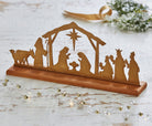 Wood And Metal Nativity Scene Decor