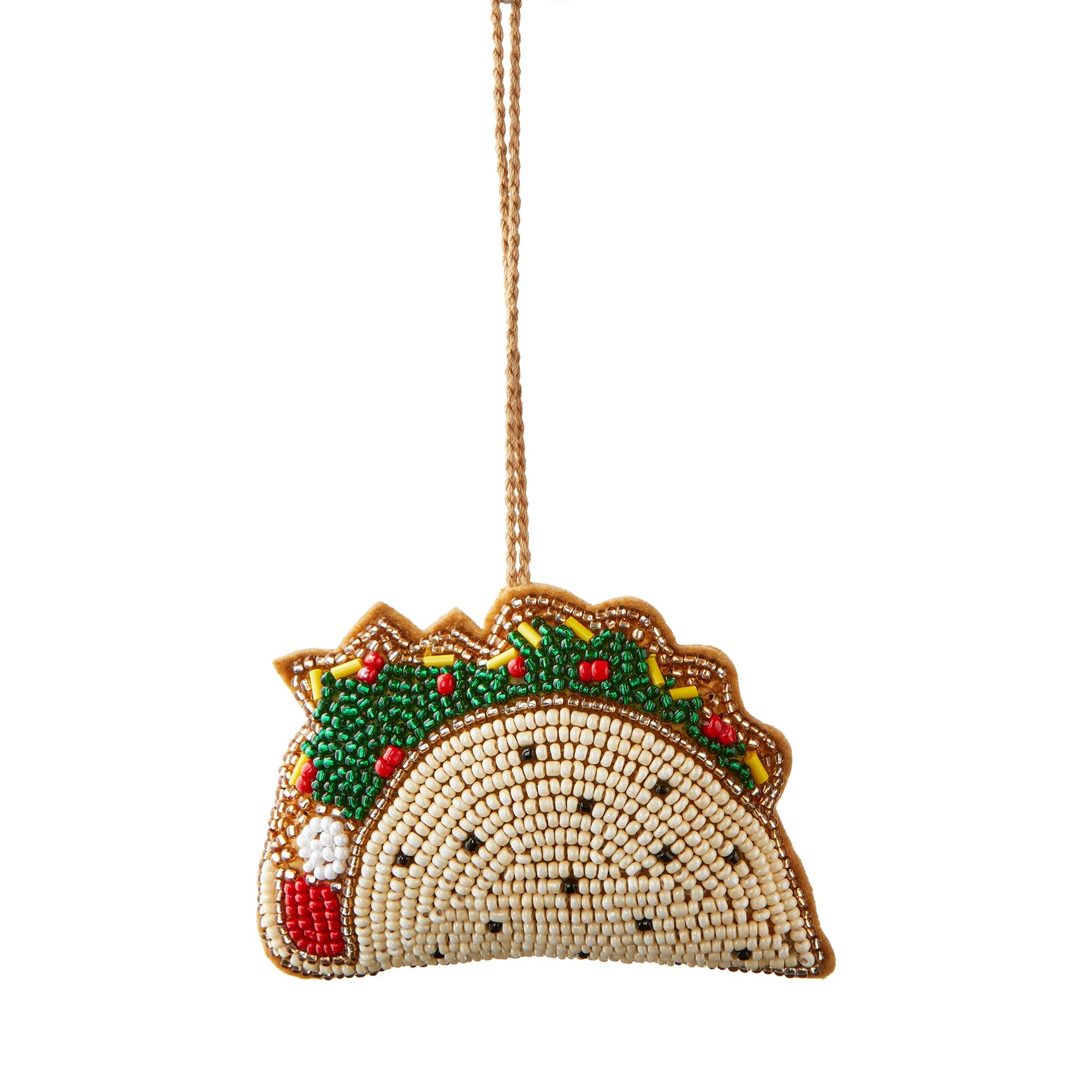 Taco Beaded Ornament