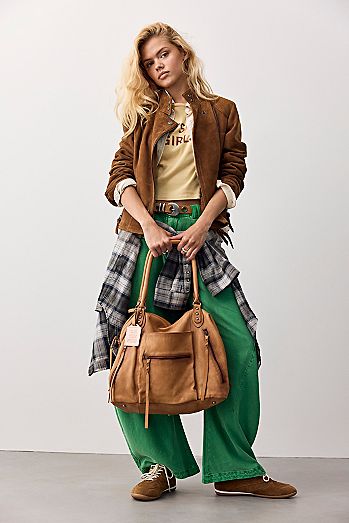 Roma Suede Tote Bag