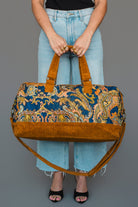 Mustard & Multicolored Patterned Duffel