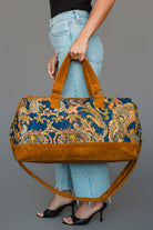 Mustard & Multicolored Patterned Duffel