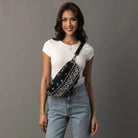 Midnight Bandana Crossbody by Panache Apparel Co