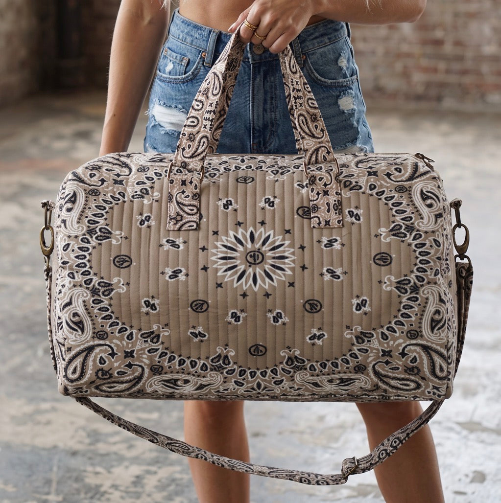 Panache Tan Bandana Duffel