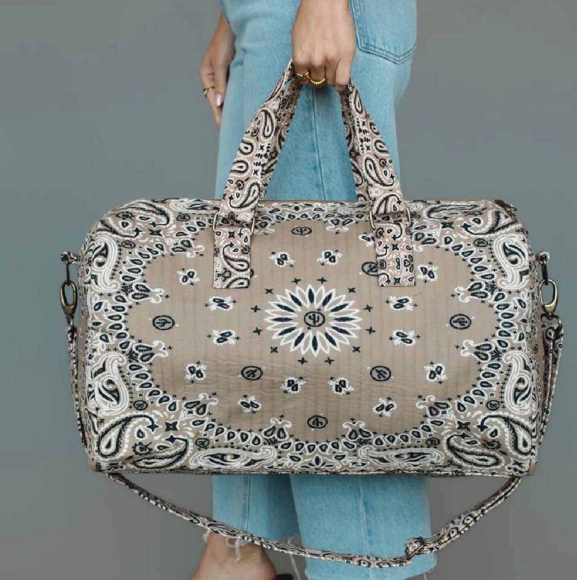 Panache Tan Bandana Duffel