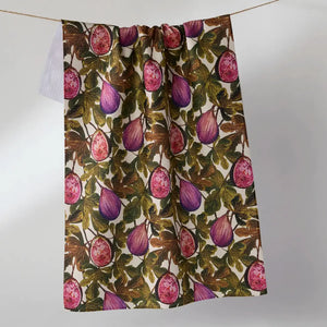 Wild Fig Geometry Tea Towel