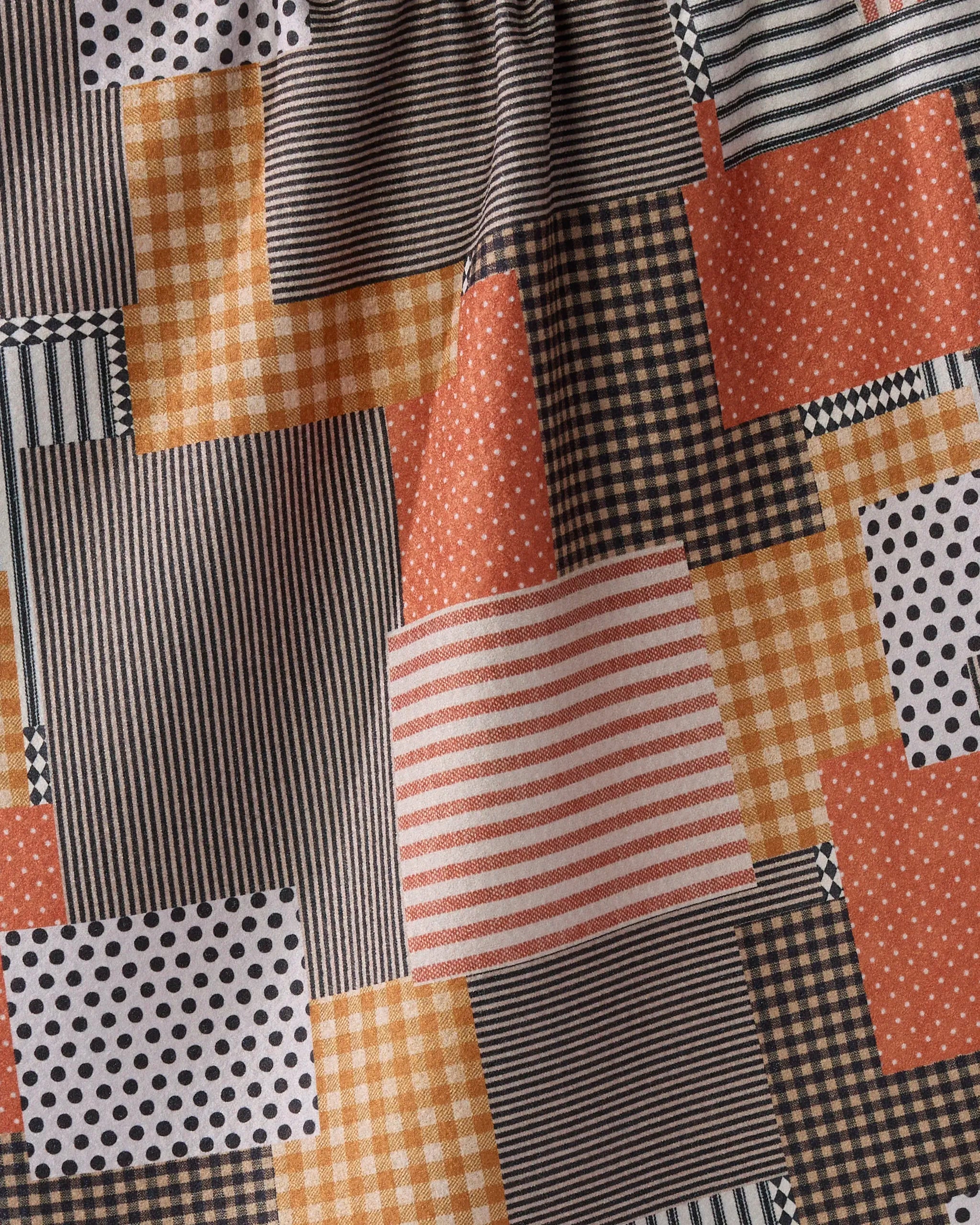 Patch and Pumpkin Tea Towel | Geometry