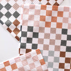 Autumn Checkers Dishcloth Set