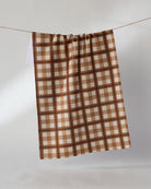 Rich Cocoa Tea Towel | Geometry