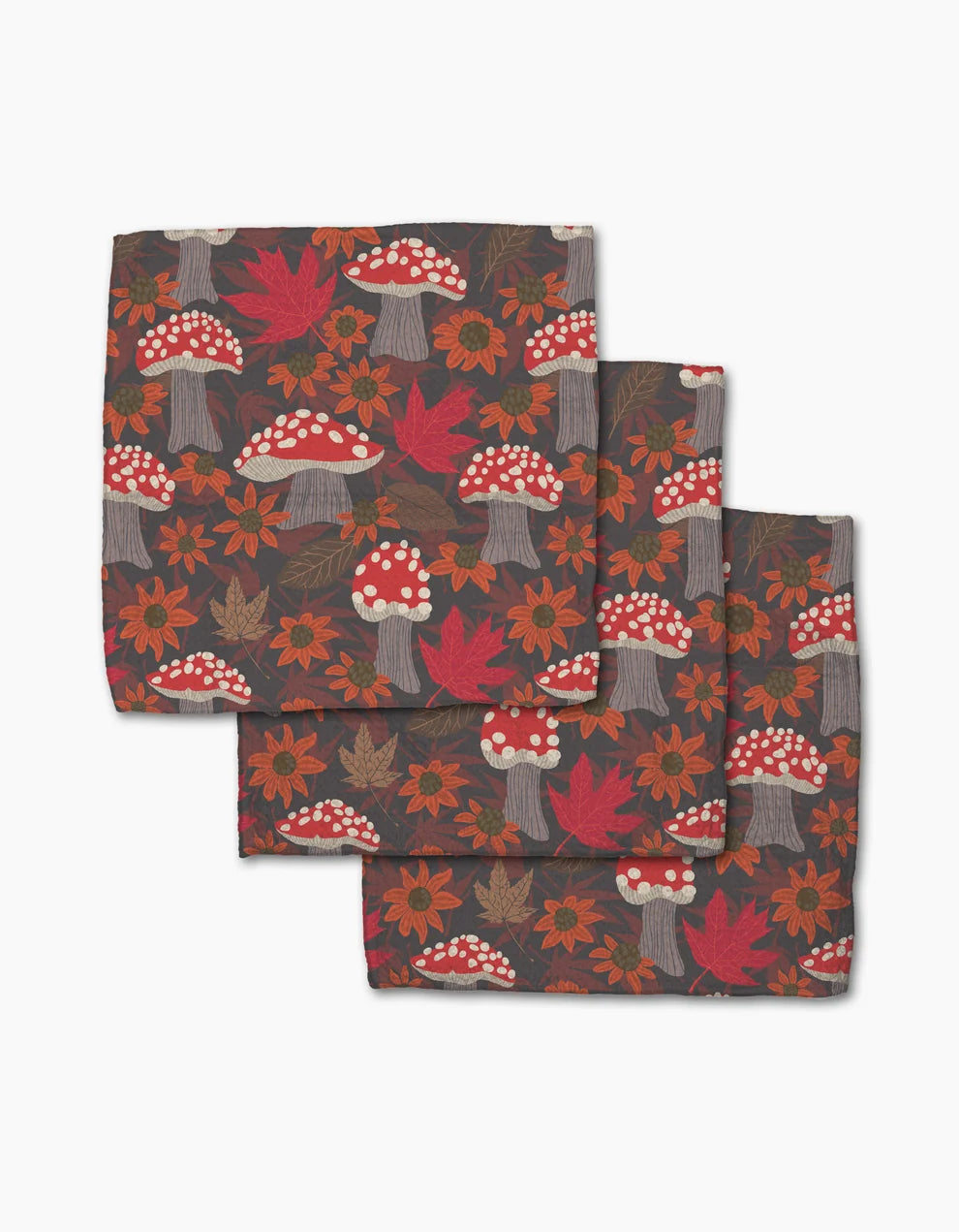 Mushroom Forest Dishcloth Set