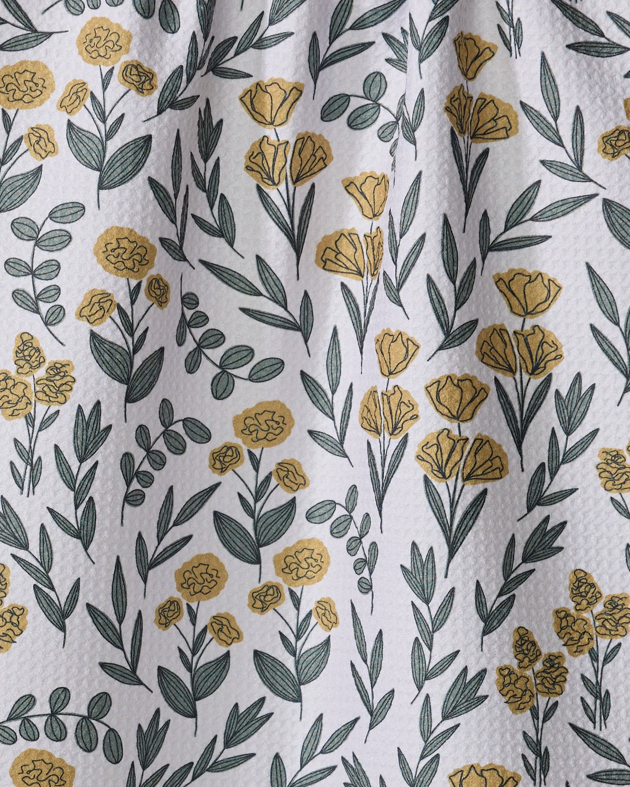 Charolette Yellow Tea Towel | Geometry