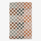 Autumn Checkers Tea Towel