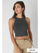 NS8358 - Vintage Wide Ribbed Tank Top