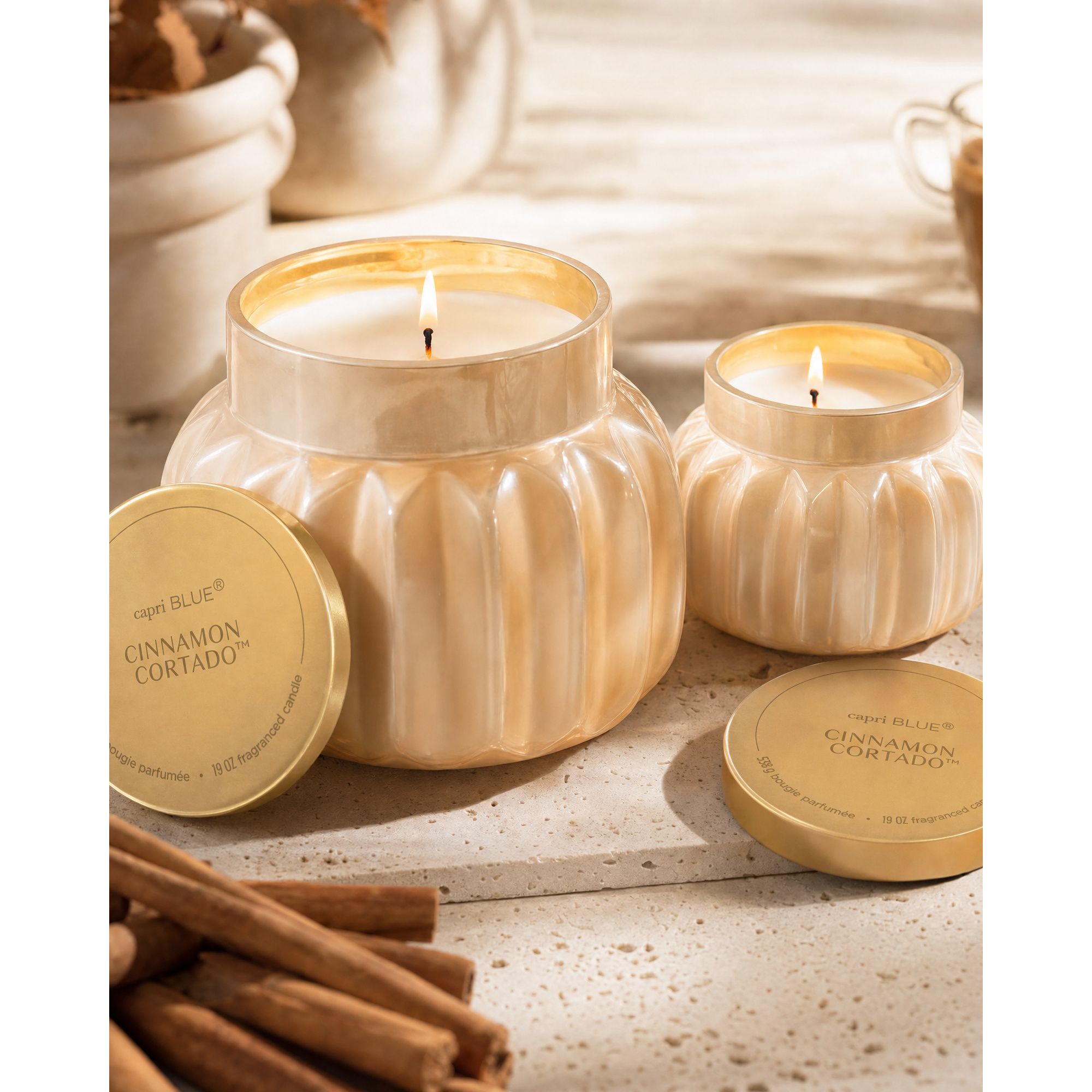 Capri Blue Candle Cinnamon Cortado